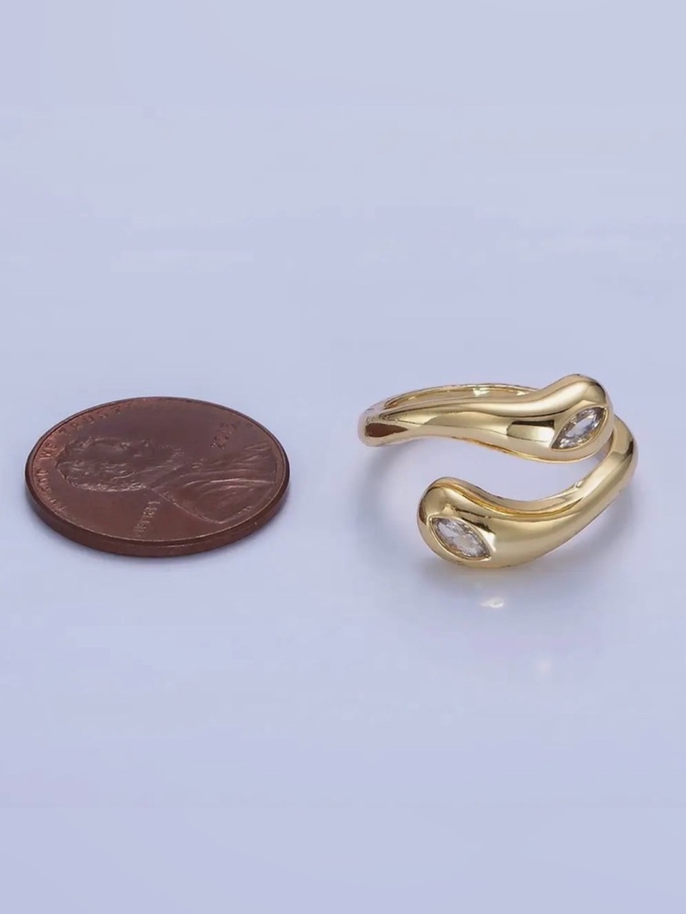 Minimalist Gold Filled Wrapped
Adjustable Ring - Picture 4 of 5